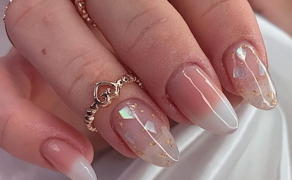modelos de unha em gel decoradas