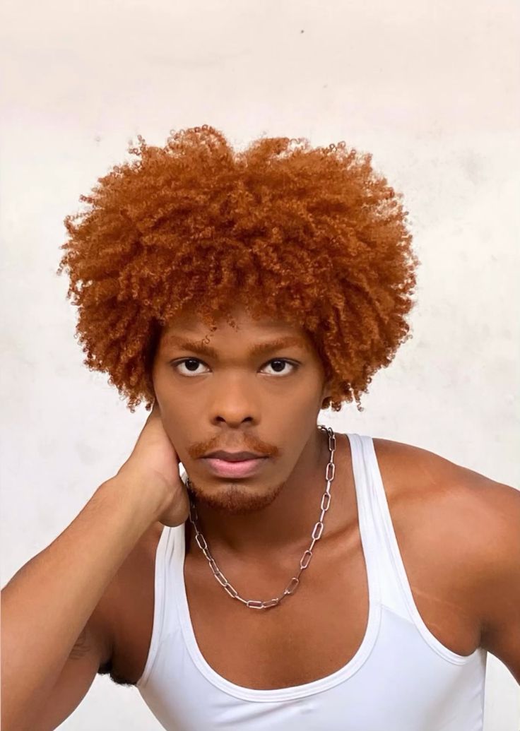 coloração ruiva para pele escura