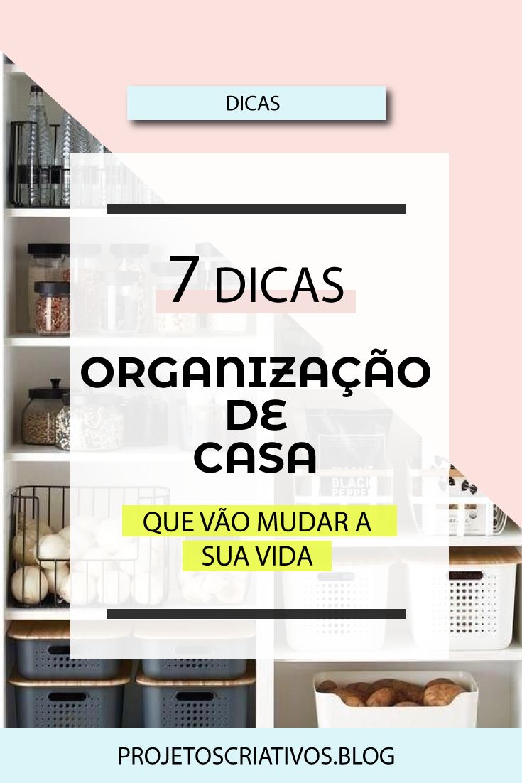 desapego e organização