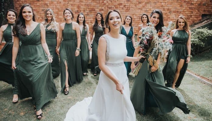 acessórios para vestido verde oliva madrinha