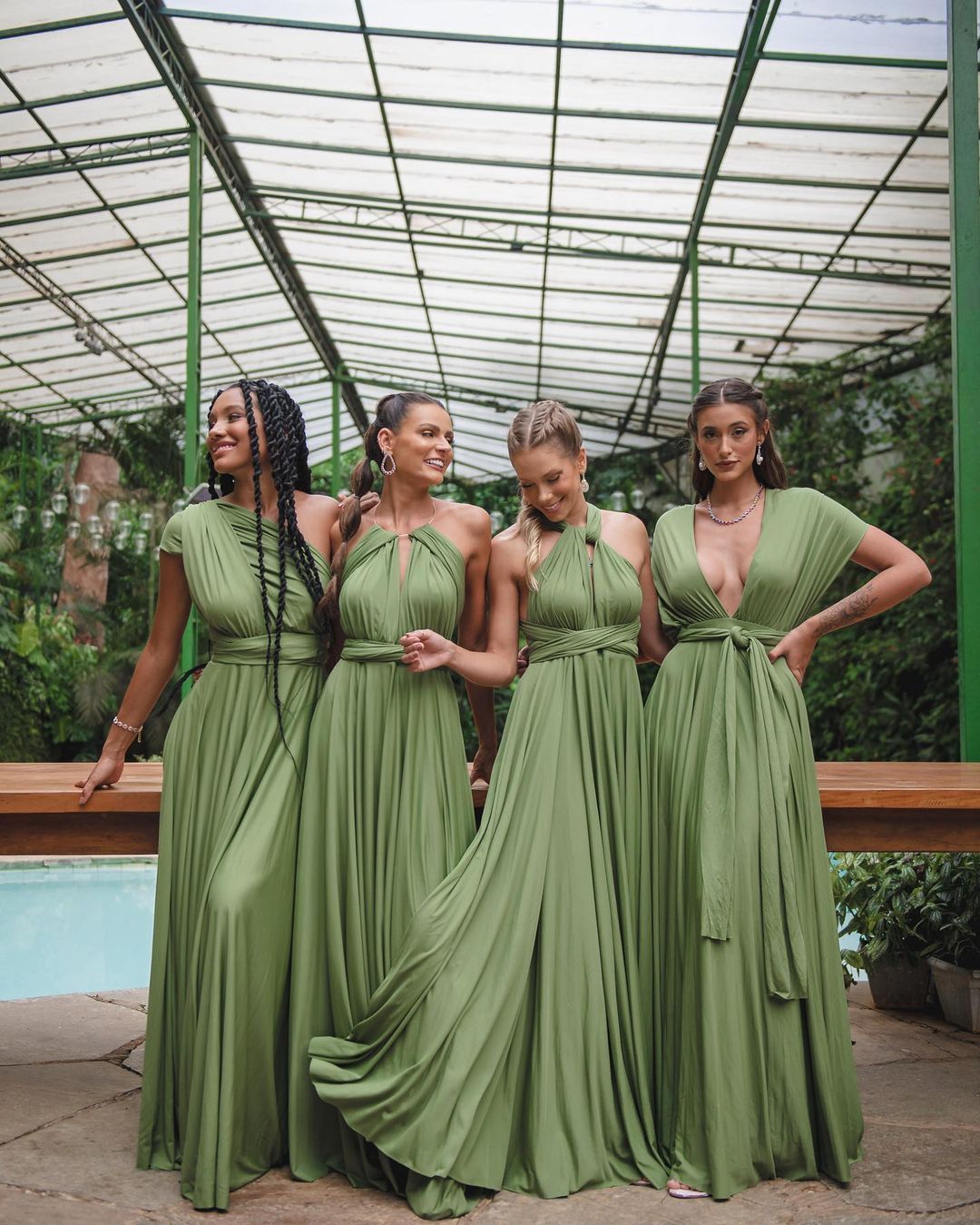 paleta de cores para casamento verde