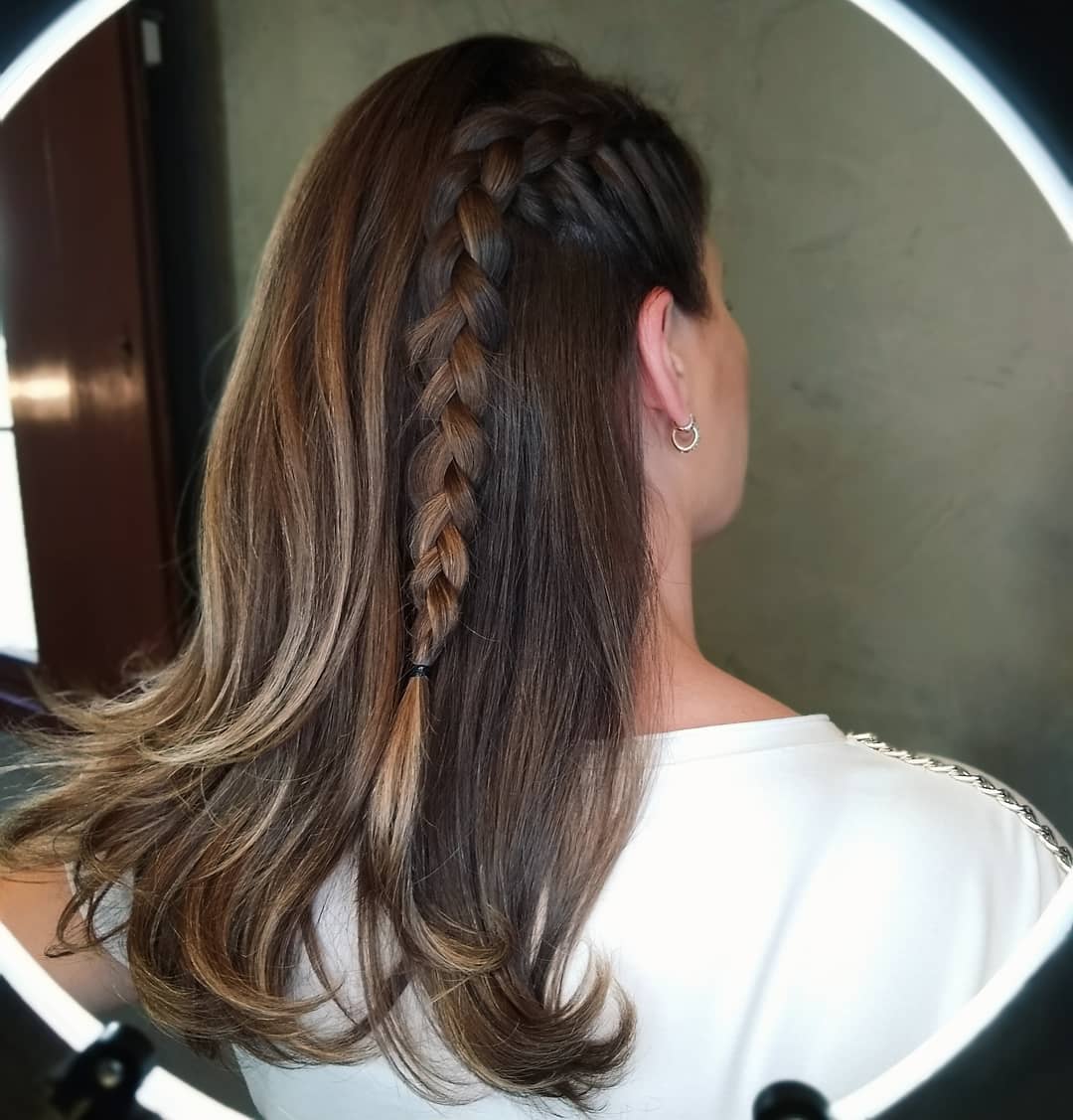 penteados soltos cabelo longo