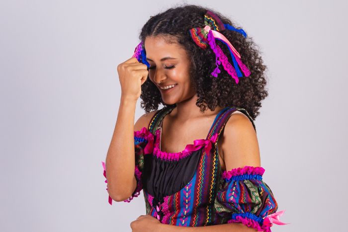 penteado fácil festa junina criança