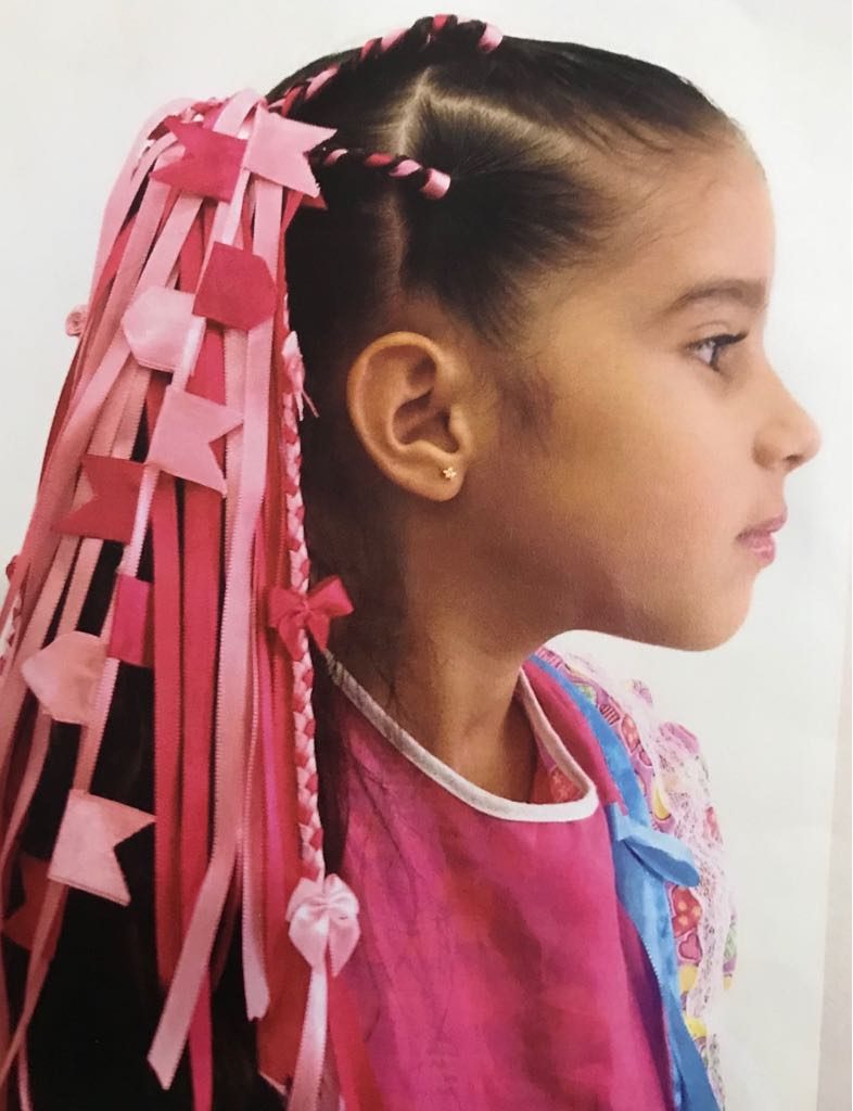 trança junina infantil