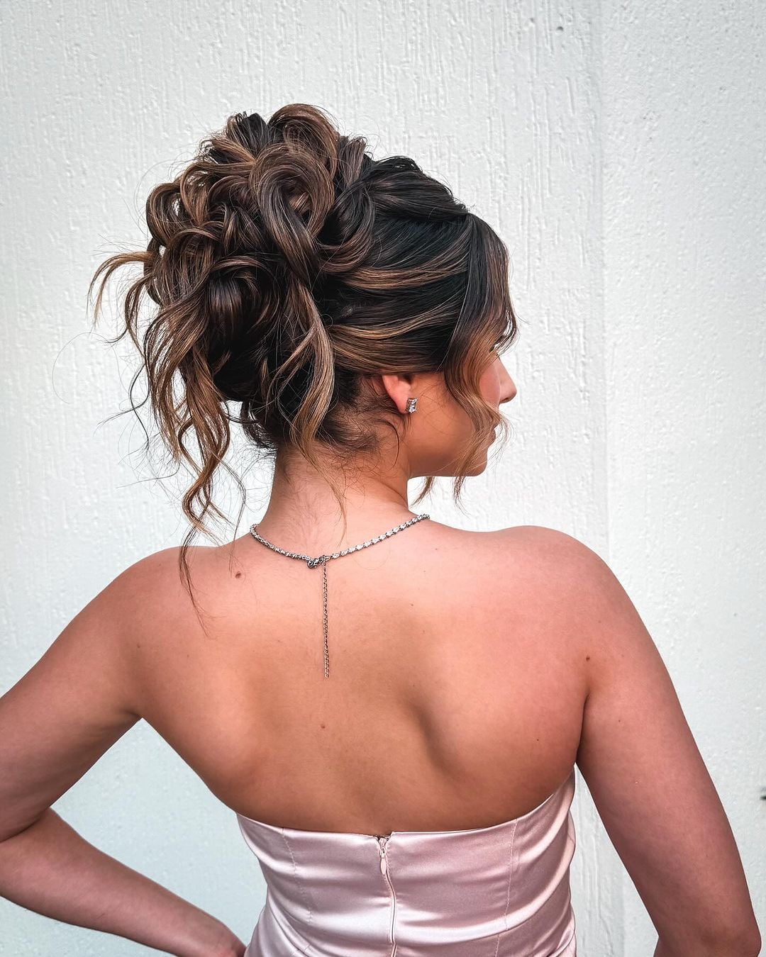meio coque cabelo solto