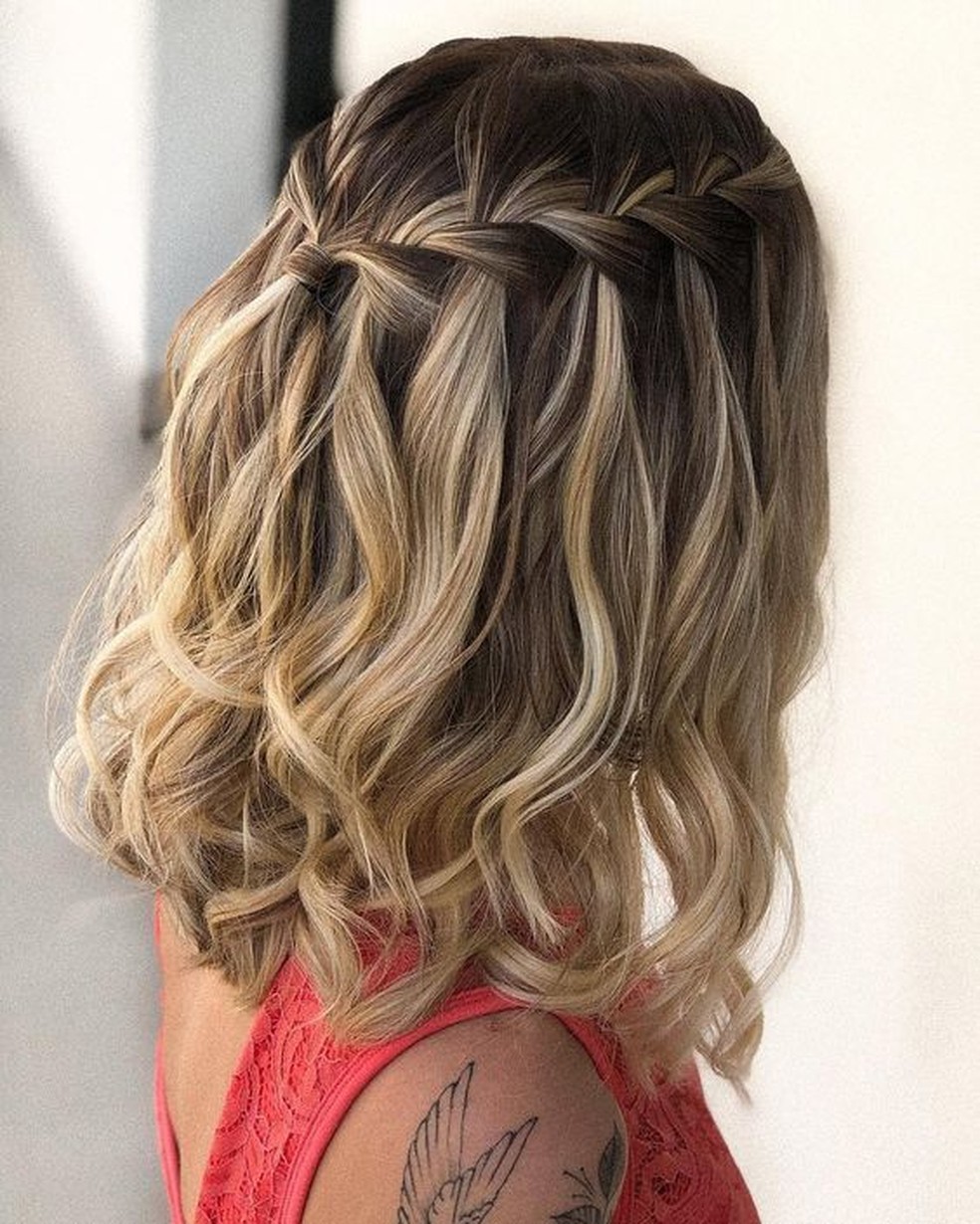 ideias penteado madrinha cabelo curto