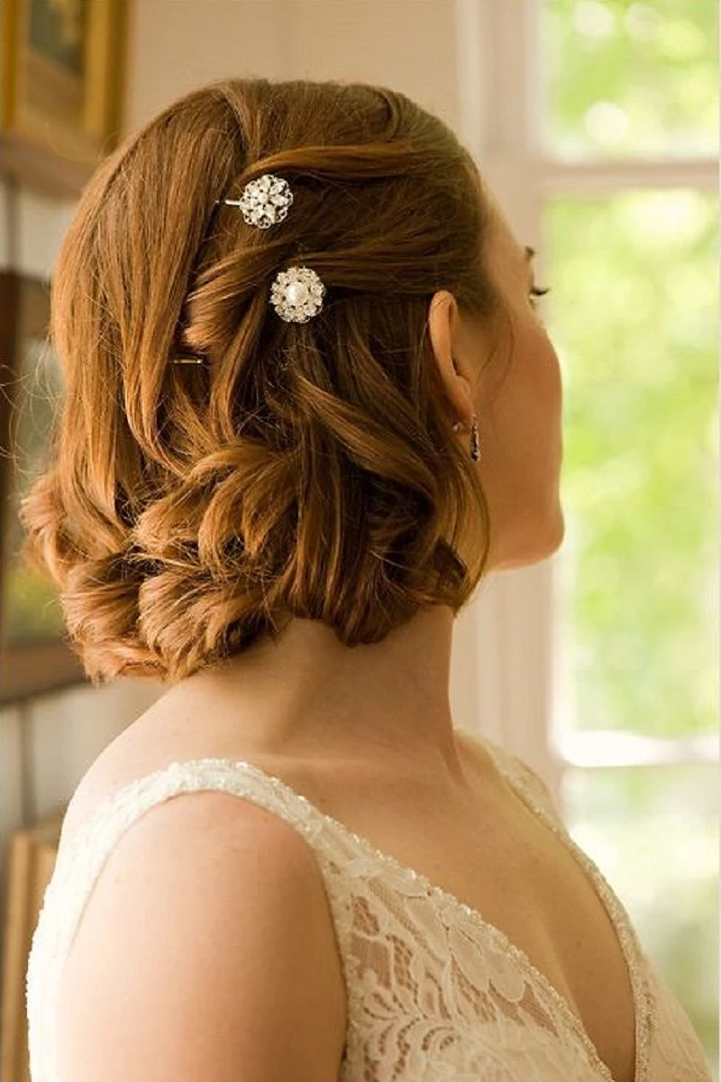 penteado semi preso cabelo curto madrinha