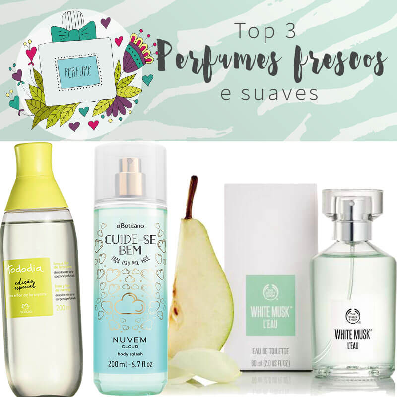fragrâncias leves para o verão