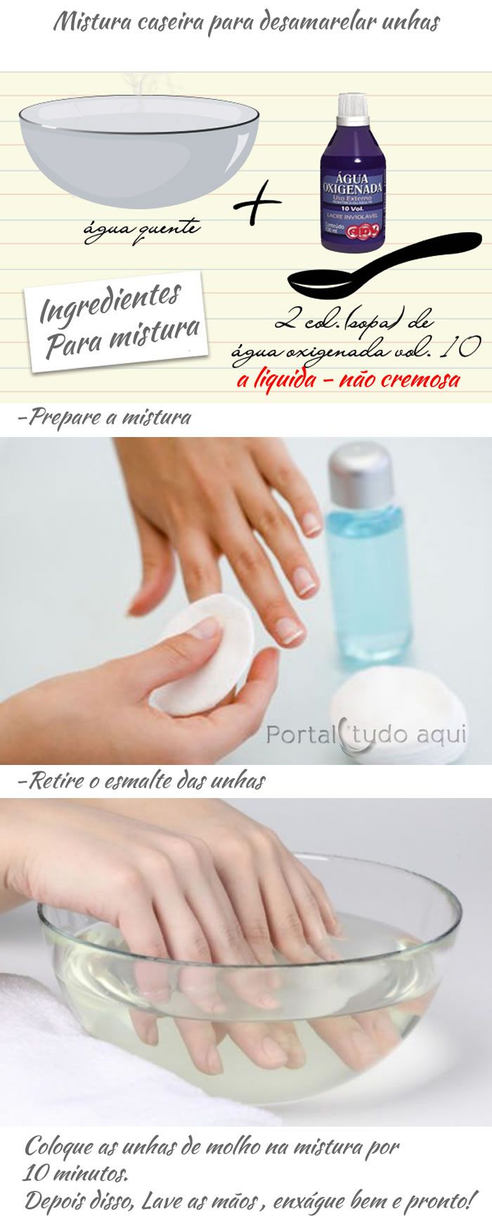 unhas fracas tratamento natural