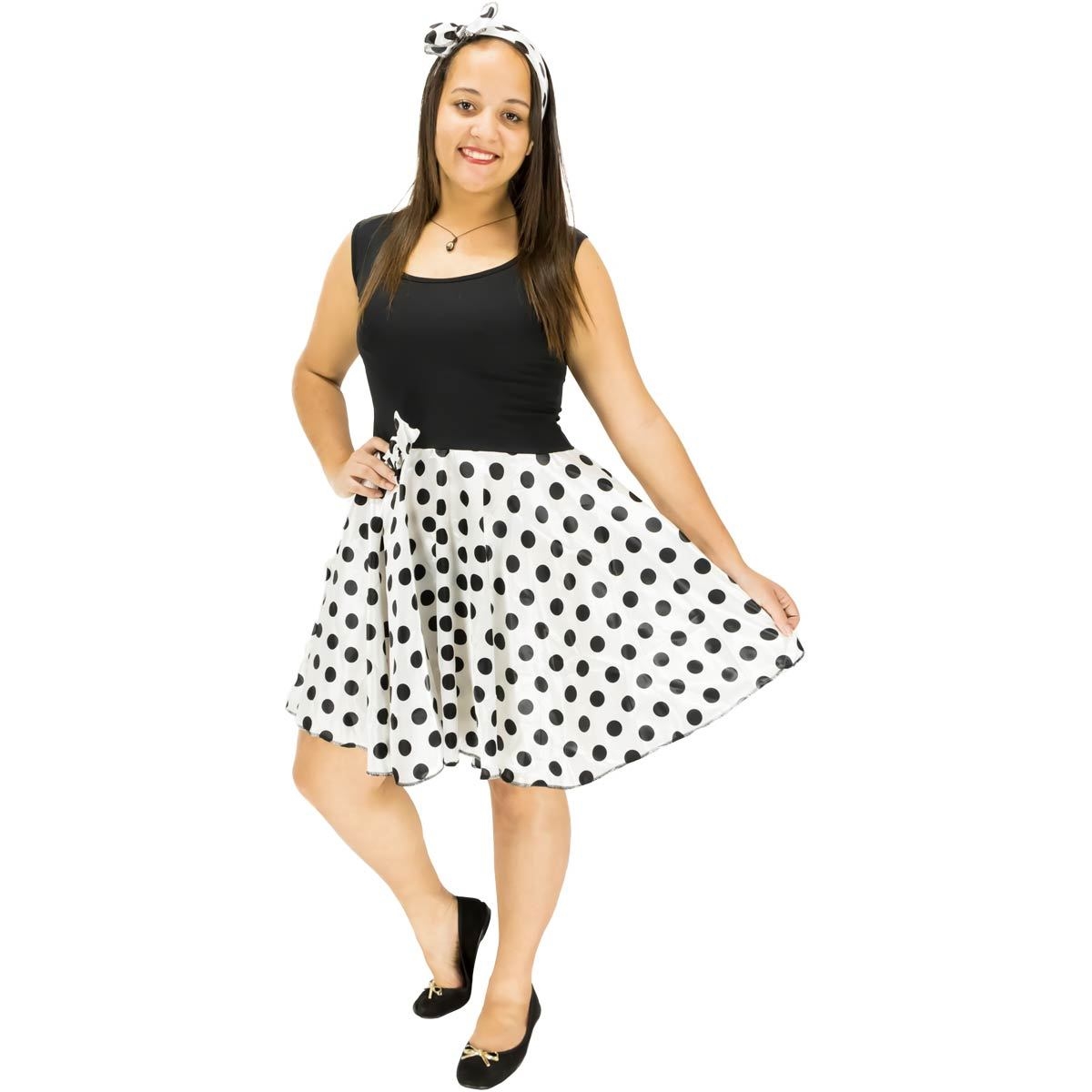 vestido bolinha anos 60