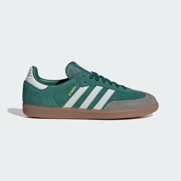 Adidas Samba verde e branco