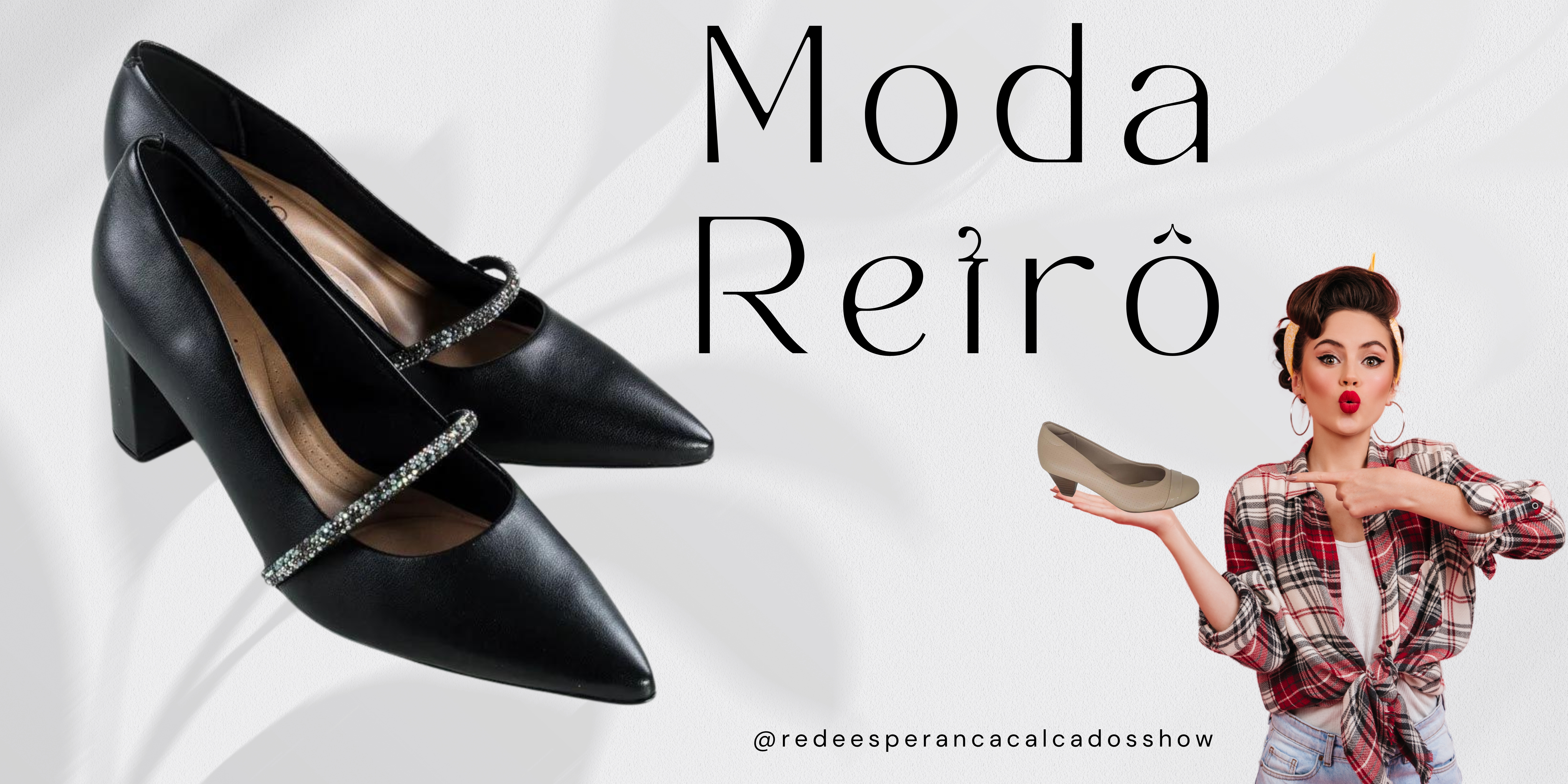 sapato retrô feminino moderno