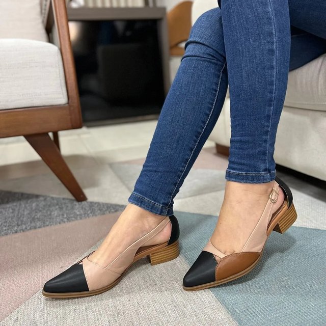 sapato retrô feminino plataforma