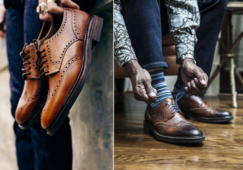 tendências sapatos homem