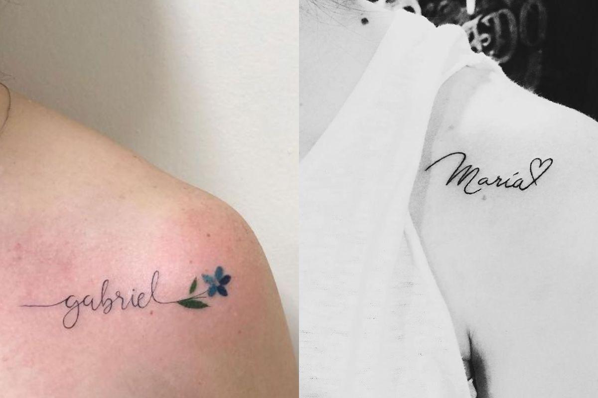 tatuagem escrita fina