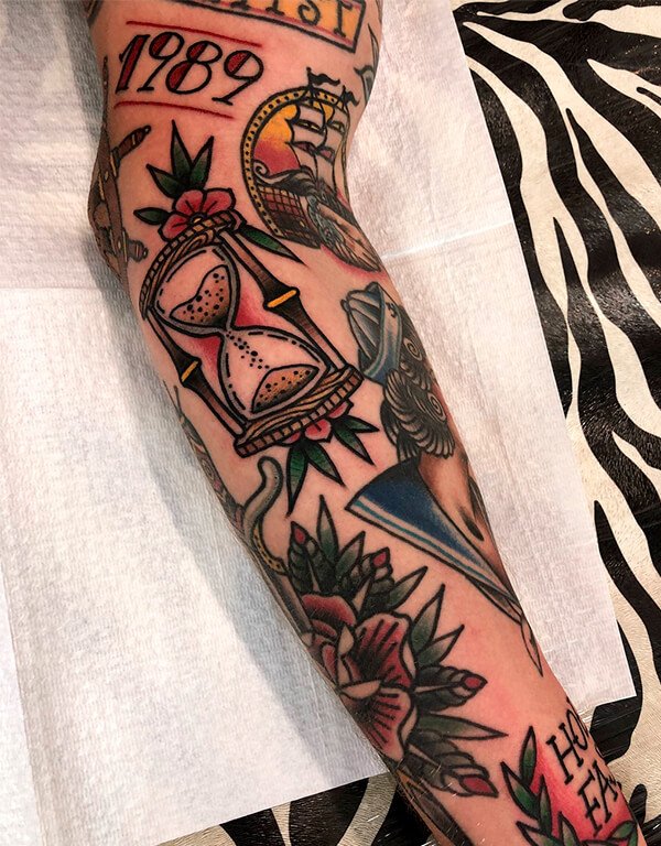 tatuagem de flor