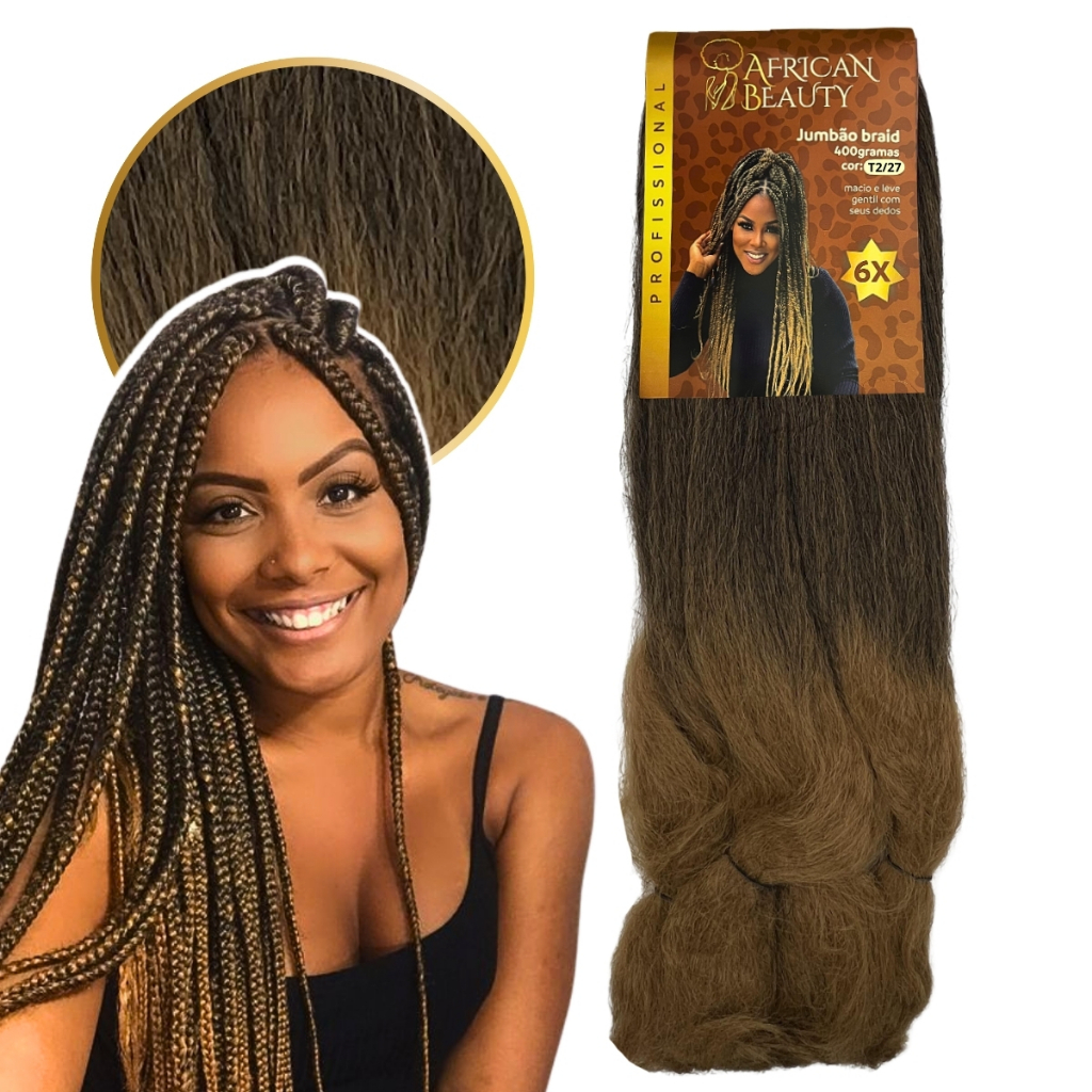 cabelo jumbo para box braids
