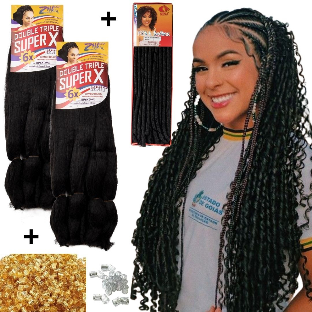 como cuidar de box braids jumbo