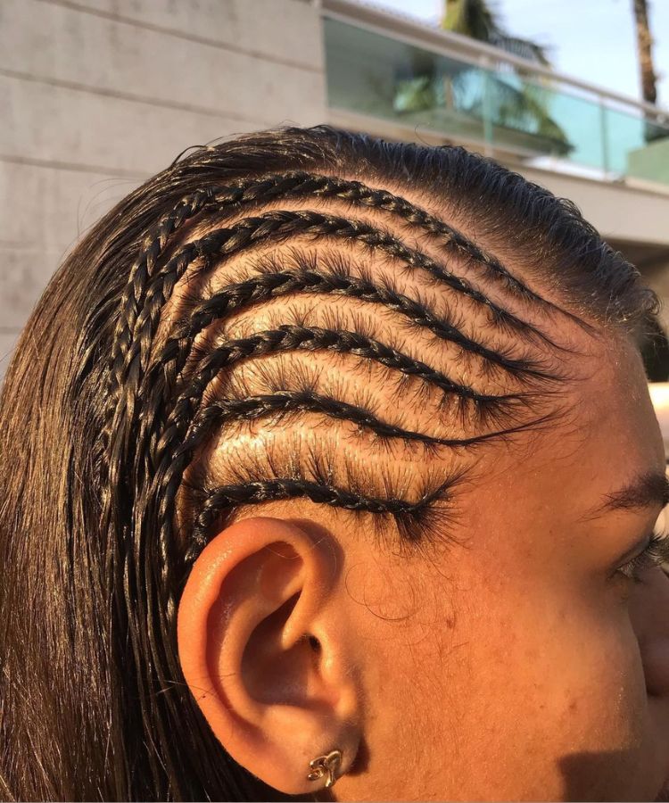 truques para trança durar em cabelo liso