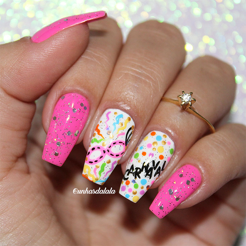 tendência unhas carnaval