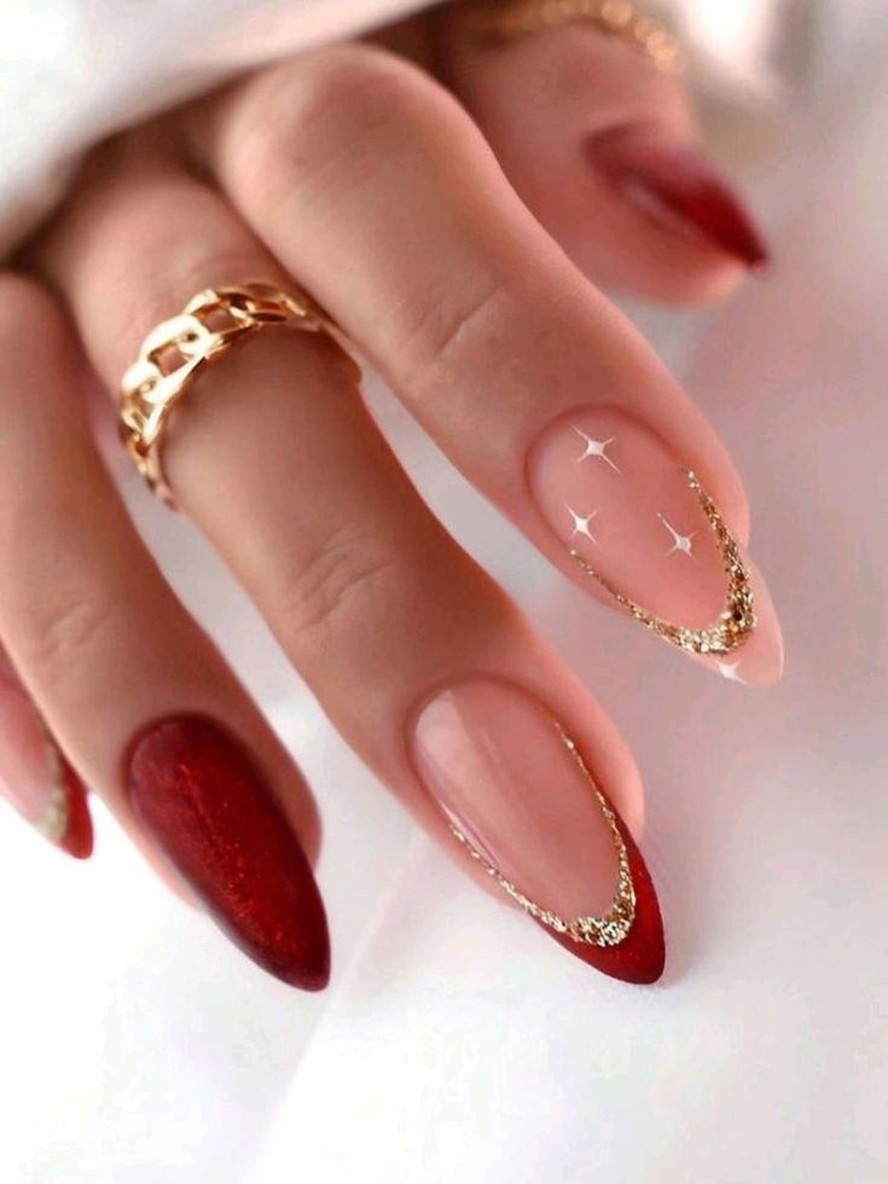 unhas em gel decoradas