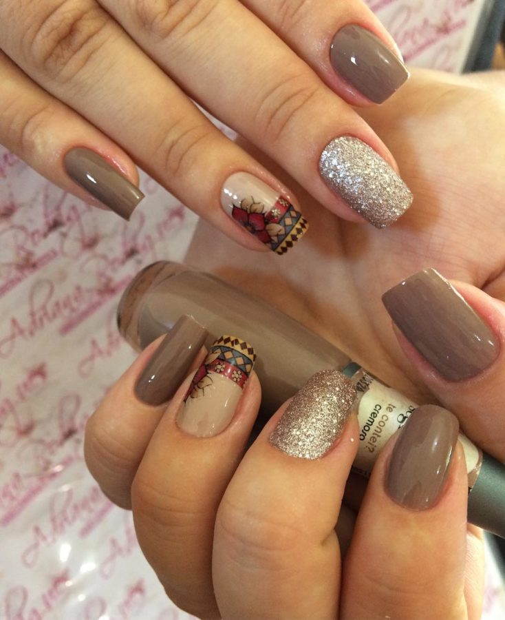 unhas decoradas minimalistas