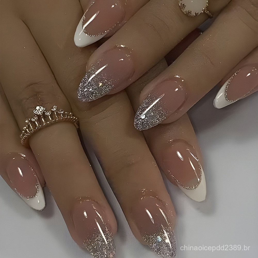 unhas em gel decoradas