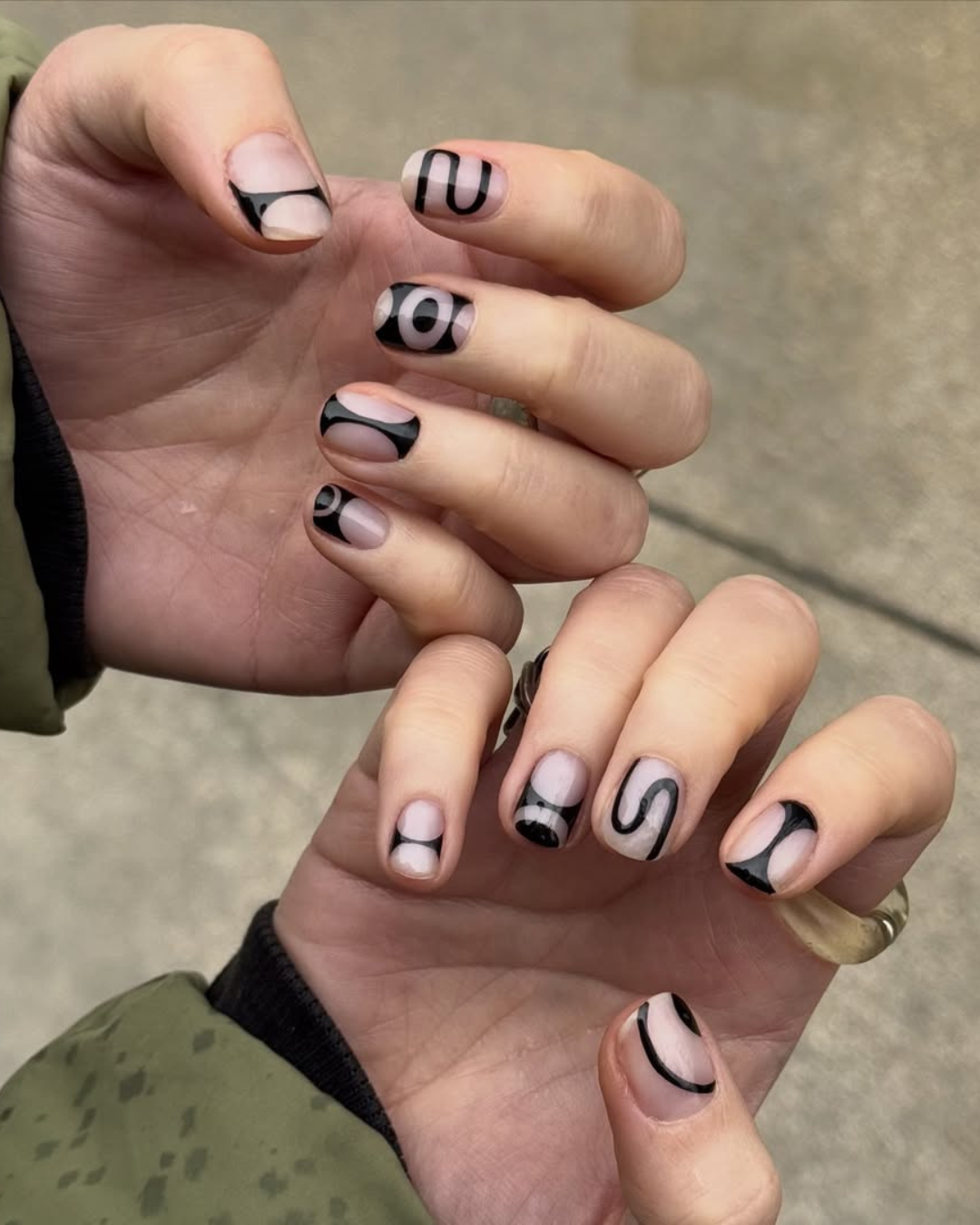 unha preta no pé