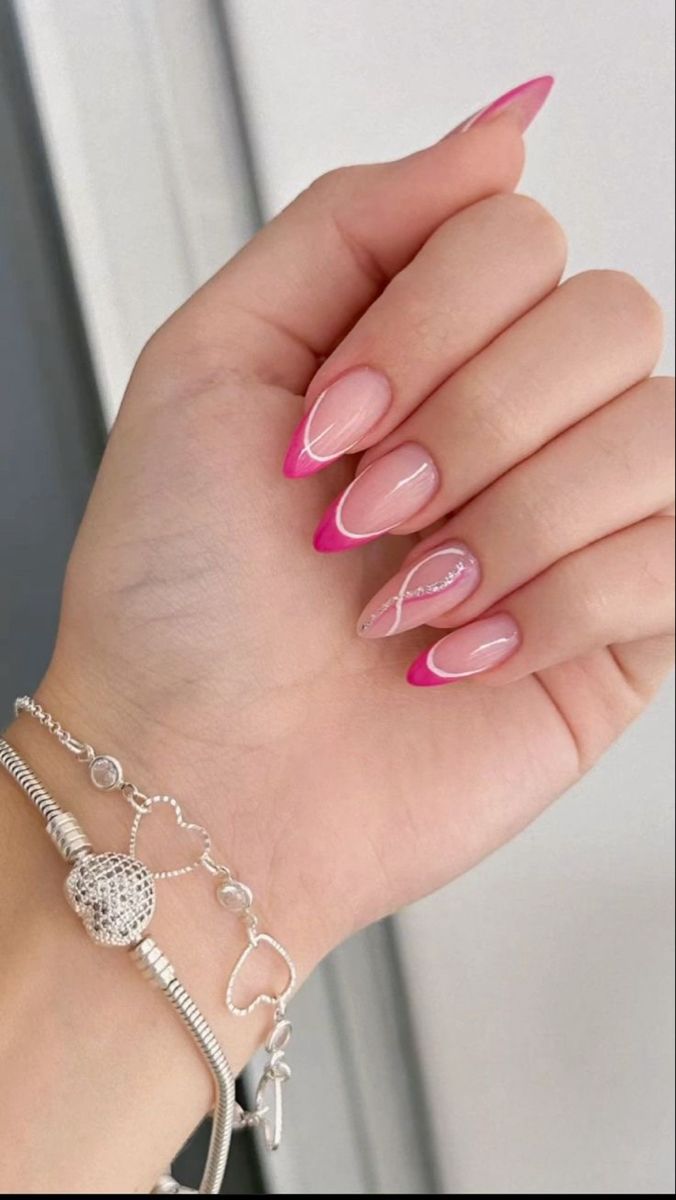 unhas em gel para casamento delicadas