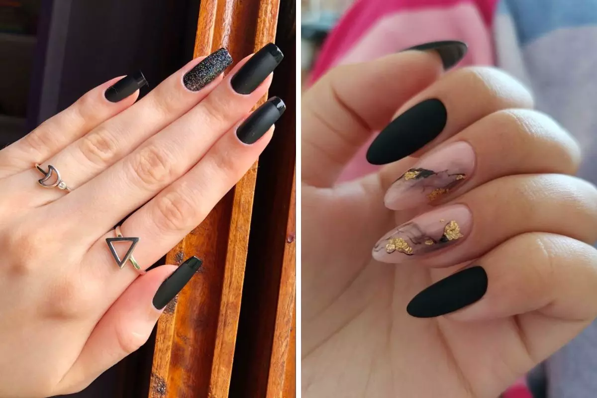 unhas pretas significado