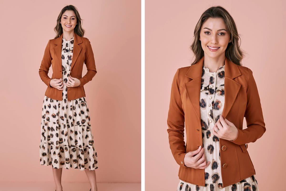 como usar vestido com blazer