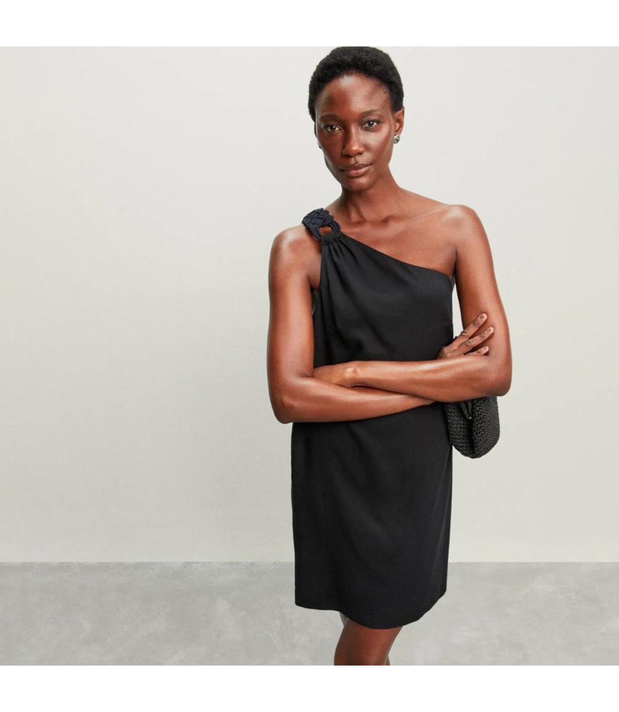 vestido reto elegante