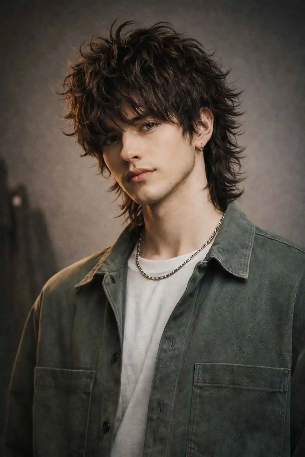 corte shaggy ondulado vs wolf cut