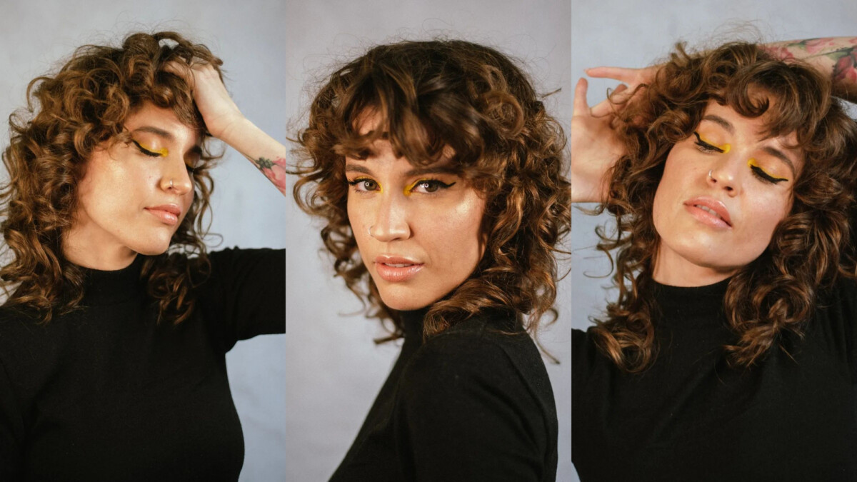 corte wolf cut cabelo médio ondulado